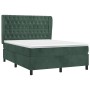 Boxspringbett mit dunkelgrüner Samtmatratze 140x200 cm von , Betten und Lattenroste - Ref: Foro24-3129396, Preis: 545,58 €, R...