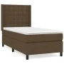 Boxspringbett mit dunkelbrauner Stoffmatratze 100x200 cm von , Betten und Lattenroste - Ref: Foro24-3131732, Preis: 380,91 €,...