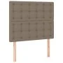 Box spring bed with taupe gray fabric mattress 80x200 cm by , Beds and slatted bases - Ref: Foro24-3132269, Price: 344,79 €, ...