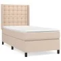 Boxspringbett mit Cappuccino-Kunstledermatratze 90x200 cm von , Betten und Lattenroste - Ref: Foro24-3132482, Preis: 350,22 €...