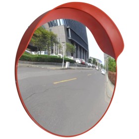 Espejo de tráfico convexo plástico naranja 60 cm de vidaXL, Señales de carretera y tráfico - Ref: Foro24-141681, Precio: 57,2...