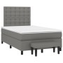Box spring bed with dark gray fabric mattress 120x200 cm by , Beds and slatted bases - Ref: Foro24-3136902, Price: 465,33 €, ...