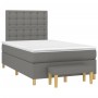 Box spring bed with dark gray fabric mattress 120x200 cm by , Beds and slatted bases - Ref: Foro24-3137462, Price: 426,20 €, ...