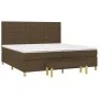 Boxspringbett mit dunkelbrauner Stoffmatratze 200x200 cm von , Betten und Lattenroste - Ref: Foro24-3137504, Preis: 778,59 €,...