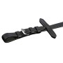 Schwarzes Leder-Flash-Zaumzeug mit Zügeln und Gebiss (Pony) von vidaXL, Einnicken - Ref: Foro24-90895, Preis: 45,57 €, Rabatt: %