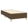 Box spring bed mattress LED lights dark brown fabric 100x200cm by , Beds and slatted bases - Ref: Foro24-3139176, Price: 373,...