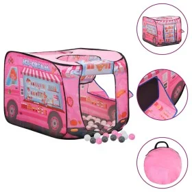 Tienda de juegos para niños con 250 bolas rosa 70x112x70 cm de , Tiendas y túneles de juego - Ref: Foro24-3107753, Precio: 65...
