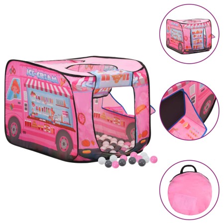 Kinderspielzelt mit 250 Bällen rosa 70x112x70 cm von , Spielzelte und Tunnel - Ref: Foro24-3107753, Preis: 66,70 €, Rabatt: %