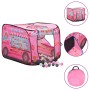 Tienda de juegos para niños con 250 bolas rosa 70x112x70 cm de , Tiendas y túneles de juego - Ref: Foro24-3107753, Precio: 65...