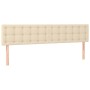 Kopfteile 2 Einheiten aus cremefarbenem Stoff 80x5x78/88 cm von , Kopf- und Fußteile - Ref: Foro24-346481, Preis: 68,90 €, Ra...
