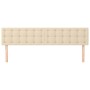 Kopfteile 2 Einheiten aus cremefarbenem Stoff 80x5x78/88 cm von , Kopf- und Fußteile - Ref: Foro24-346481, Preis: 68,90 €, Ra...