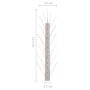 Set of 6 rows of spikes against birds and pigeons 5 rows 3 m by vidaXL, Animal repellents - Ref: Foro24-170236, Price: 24,87 ...
