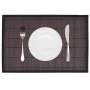 6 salvamanteles de bambú 30x45 cm marrón oscuro by vidaXL, Placemats - Ref: Foro24-242110, Price: 17,77 €, Discount: %
