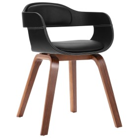 Bentwood and faux leather dining chair by vidaXL, dining chairs - Ref: Foro24-241684, Price: 143,80 €, Discount: %