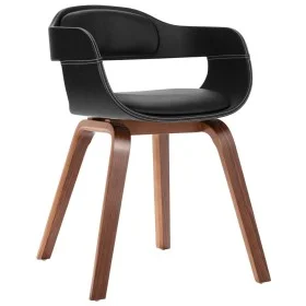 Esszimmerstuhl aus Bugholz und Kunstleder von vidaXL, Essstühle - Ref: Foro24-241684, Preis: 134,12 €, Rabatt: %