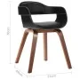Bentwood and faux leather dining chair by vidaXL, dining chairs - Ref: Foro24-241684, Price: 136,48 €, Discount: %