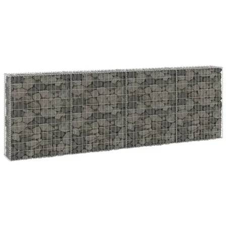 Gabionenwand mit verzinkten Stahlabdeckungen 300x30x100 cm von , Zaunpaneele - Ref: Foro24-147821, Preis: 129,54 €, Rabatt: %