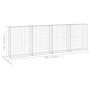 Gabion wall with galvanized steel covers 300x30x100 cm by , fence panels - Ref: Foro24-147821, Price: 124,07 €, Discount: %