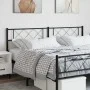 Kopfteil aus schwarzem Metall, 193 cm von , Kopf- und Fußteile - Ref: Foro24-372314, Preis: 31,62 €, Rabatt: %