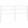 Cabecero de metal blanco 160 cm de , Cabeceros y pies de cama - Ref: Foro24-372361, Precio: 28,12 €, Descuento: %