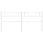 Cabecero de metal blanco 160 cm de , Cabeceros y pies de cama - Ref: Foro24-372361, Precio: 28,12 €, Descuento: %