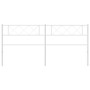 Kopfteil aus weißem Metall, 160 cm von , Kopf- und Fußteile - Ref: Foro24-372361, Preis: 28,52 €, Rabatt: %