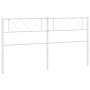 Kopfteil aus weißem Metall, 160 cm von , Kopf- und Fußteile - Ref: Foro24-372361, Preis: 28,52 €, Rabatt: %