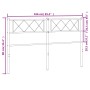 Kopfteil aus weißem Metall, 160 cm von , Kopf- und Fußteile - Ref: Foro24-372361, Preis: 28,52 €, Rabatt: %