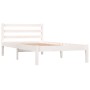 Massiver Bettrahmen aus weißem Kiefernholz, 90 x 190 cm von , Betten und Lattenroste - Ref: Foro24-810396, Preis: 74,54 €, Ra...