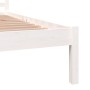 Massiver Bettrahmen aus weißem Kiefernholz, 90 x 190 cm von , Betten und Lattenroste - Ref: Foro24-810396, Preis: 74,54 €, Ra...