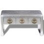 Aviator style coffee table with 3 vintage style drawers by vidaXL, Coffee table - Ref: Foro24-242119, Price: 378,60 €, Discou...