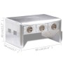 Aviator style coffee table with 3 vintage style drawers by vidaXL, Coffee table - Ref: Foro24-242119, Price: 378,60 €, Discou...