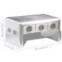 Aviator style coffee table with 3 vintage style drawers by vidaXL, Coffee table - Ref: Foro24-242119, Price: 371,70 €, Discou...