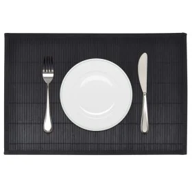 6 Untersetzer aus Bambus 30x45 cm schwarz von vidaXL, Tischsets - Ref: Foro24-242109, Preis: 16,43 €, Rabatt: %
