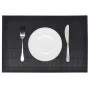 6 black bamboo placemats 30x45 cm by vidaXL, Placemats - Ref: Foro24-242109, Price: 15,84 €, Discount: %
