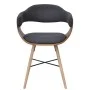 Dining chairs, 2 units, curved wood and dark gray fabric by vidaXL, dining chairs - Ref: Foro24-241687, Price: 219,17 €, Disc...