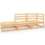Gartenlounge-Set 3-teilig aus massivem Kiefernholz von , Gartensets - Ref: Foro24-3075469, Preis: 180,25 €, Rabatt: %