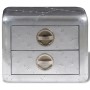 Aviator-style side table with 2 vintage drawers. by vidaXL, Side tables - Ref: Foro24-242116, Price: 245,46 €, Discount: %