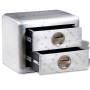Aviator-style side table with 2 vintage drawers. by vidaXL, Side tables - Ref: Foro24-242116, Price: 245,46 €, Discount: %