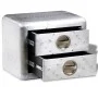 Aviator-style side table with 2 vintage drawers. by vidaXL, Side tables - Ref: Foro24-242116, Price: 240,56 €, Discount: %