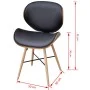 Esszimmerstühle, 2 Stück, Kunstleder und gebogenes Holz von vidaXL, Essstühle - Ref: Foro24-241688, Preis: 189,86 €, Rabatt: %