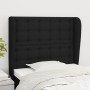 Kopfteil mit schwarzen Stoffohren 83x23x118/128 cm von , Kopf- und Fußteile - Ref: Foro24-3118366, Preis: 84,39 €, Rabatt: %