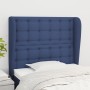 Kopfteil mit blauen Stoffohren 83x23x118/128 cm von , Kopf- und Fußteile - Ref: Foro24-3118370, Preis: 79,73 €, Rabatt: %