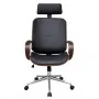 Swivel office chair curved wood and artificial leather by vidaXL, Office chairs - Ref: Foro24-241686, Price: 256,88 €, Discou...