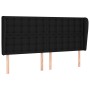 Headboard with black fabric ears 163x23x118/128 cm by , Headboards and footboards - Ref: Foro24-3118398, Price: 148,06 €, Dis...