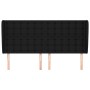 Headboard with black fabric ears 163x23x118/128 cm by , Headboards and footboards - Ref: Foro24-3118398, Price: 148,06 €, Dis...