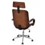 Silla de oficina giratoria madera curvada y cuero artificial de vidaXL, Sillas de oficina - Ref: Foro24-241686, Precio: 237,9...