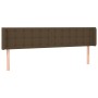 Kopfteil aus dunkelgrauem Stoff, 203 x 16 x 78/88 cm von , Kopf- und Fußteile - Ref: Foro24-3119227, Preis: 85,61 €, Rabatt: %