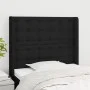 Headboard with black fabric ears 103x16x118/128 cm by , Headboards and footboards - Ref: Foro24-3120006, Price: 91,15 €, Disc...