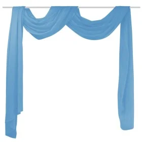 Türkisfarbener Dampfgaze-Vorhang 140 x 600 cm von vidaXL, Vorhänge und Gardinen - Ref: Foro24-130759, Preis: 17,46 €, Rabatt: %